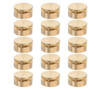 Gogogmee 15 Pezzi Kit Cuscinetti Rotanti per Nail Art 3d, Micro Asse in Lega Bronzo 5x5x2.8 Mm, Accessori Unghie da Donna per Decorazioni Girevoli e Ciondoli, per Manicure e Design Creativi