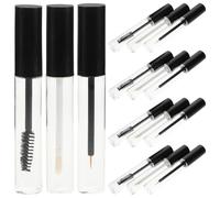 Gogogmee 15 Pezzi Set da 15 Pezzi Tubetti Vuoti per Ciglia da 10 Ml con Bacchette, Flaconi di Mascara Trasparenti Ricaricabili per Trucco Fai da Te e Cosmetici Sostenibili