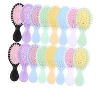 Gogogmee 16 Pezzi Pettini Mini Massaggianti con Cuscino Spazzole Compatte per Bagnati e Secchi Viaggio Portatile per Donne e Leggere e Facili Trasportare