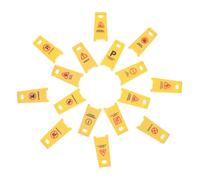 Gogogmee 16 Stradali in Plastica per Set Segnali Stradali Educativi per Gioco Immaginativo e Apprendimento Cognitivo