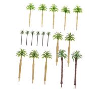 Gogogmee 17 Miniature Palma Artificiale in Plastica per Diorama e Paesaggi in Miniatura Modelli Tropicali per Decorazioni Giardino Esterno e Progetti DIY Micro Paesaggio