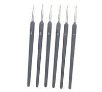 Gogogmee 18 Pcs Paint Detail Line Models Nail Brushs Black Liner Acquerello Craft Tiny Oil Painting Art Tip Professional Scale For Micro Acrilico Modello Pen With Hair Miniature