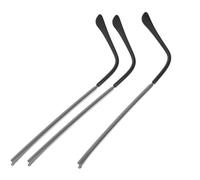 Gogogmee 1paio Templi Di Ricambio Per Riparazione Braccia Per Da Sole e Facile Da Installare Design Ergonomico Compatibili Con Montature Diverse Colore Gunmetal