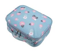 Gogogmee 1pezzi Borsa Da Toilette Cerniera Organizer Per Trucchi Portatile Borsa Per Cosmetici Da Viaggio Leggera e Resistente