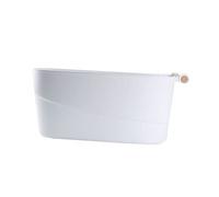 Gogogmee 1pezzi Ciotola Per Manicure Giapponese in Pp Ecologico Resistente e Sicura Per Ammollo Mani Strumento Professionale Per Cura Unghie Per Nail Art e Saloni