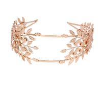 Gogogmee 1pezzi Fascia Capelli Sposa in Lega Cerchietto Forma Di Foglia Copricapo Per Donna Adatto Feste e Compleanni