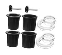 Gogogmee 1Set Ad Anello per Ombrellone da Tavolo Resistente Temperature e all Abrasione Facile Installazione Compatibile con Ombrelloni da Esterno