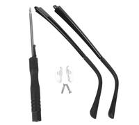 Gogogmee 1set Braccia Per Occhiali Ricambi Per Templi Di Occhiali Nera Leggeri e Comfortevoli Adatti Per Uomo e Donna Riparazione Facile e Pratica