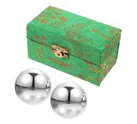 Gogogmee 1set Palline Metalliche Per Esercizi e Massaggio Sfera Per Fitness e Muscolare Per Allenamento e Portatile e Facile Usare