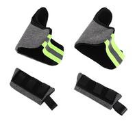 Gogogmee 2 Impostati Coperture Imbottite per Impugnature Stampelle Avambraccio Manici Antiscivolo Traspiranti con Fascia Elastica Protezione Grigia per Stampelle Gomito Ergonomiche