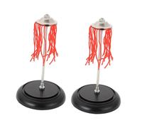 Gogogmee 2 Kit Pennacchio Elettrico per Esperimenti di Scienze Statiche Strumento Didattico per Scuola Media Apprendimento Pratico Elettrostatica Stimola Immaginazione e Abilità