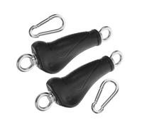 Gogogmee 2 Maniglie Ergonomiche per Palestra Impugnature Corte per Attrezzi Fitness Compatibili e Facili Montare Accessori per Allenamento Casa