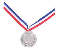 Gogogmee 2 Medaglie Dargento Secondo Premio in Metallo con e Spighe Grano Medaglie per Competizioni