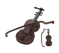 Gogogmee 2 Mini Decorativi in Simulato Modelli Strumenti Musicali per Ragazzi e Ragazze Accessori Casa delle Bambole e Addobbi Natalizi Eleganti