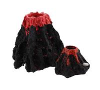 Gogogmee 2 Miniature Volcano Model Resin Micro Landscape Decor For Aquarium Desk Shelf Natural Element