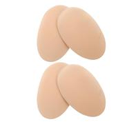 Gogogmee 2 Paia Cuscinetti Adesivi Invisibili per Torace Uomo in Silicone Riutilizzabili, Inserti Muscolari Finti Push-Up per Potenziamento Muscolare Naturale, Confezione da 2 Paia per