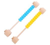 Gogogmee 2 Pezzi Abaco Matematico Educativo per 3-5 Anni, Giocattolo Aritmetico Perline Colorate, Aiuto Didattico per Apprendimento della Matematica e Sviluppo Cognitivo, per Scuola