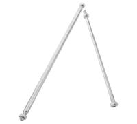 Gogogmee 2 Pezzi Asta di Pressione per Secchio Strizzatore Industriale Asta Lunga e Corta, Accessori per Pulizia Pavimenti Commerciale, Ricambio Resistente per Carrello Cestello