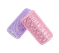 Gogogmee 2 Pezzi Big Hair Rollers con Alluminio Arricciacapelli Manuali per Naturali e Volume Extra Facili Usare per Corti e Sottili Styling Veloce e Tenuta Prolungata