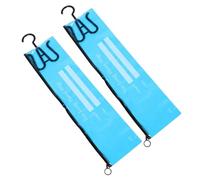 Gogogmee 2 pezzi Borsa Porta Parrucche con Gancio Organizer PVC per Estensioni Capelli e Parrucche Custodia Protettiva Appendibile per Conservazione Ordinata e Facile Accesso