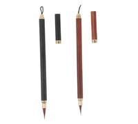 Gogogmee 2 Pezzi Chinese Calligraphy Brush With Protective Cap Fine Tip For Detailed Writing And Painting Lightweight And Portable