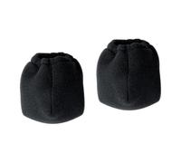 Gogogmee 2 Pezzi - Copertura Per Asciugacapelli Anti-scottatura Diffusore in Spugna Nera Cuffia Per Asciugatura Dei Per Parti Di Asciugacapelli