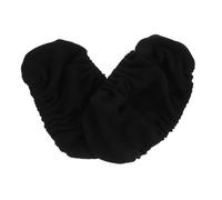 Gogogmee 2 Pezzi Copri Braccioli Elasticizzati in Poliestere Nero, Cuscino per Bracciolo Sedia da Ufficio Spesso, Protezione Morbida per Bracciolo, Adatto per Casa e Ufficio