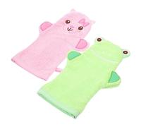 Gogogmee 2 Pezzi Di Guanti Da Bagno Per Bambini Con Motivo Animale Grandi Dimensioni Per Esfoliare La Pelle Set Di Guanti Da Doccia Esfolianti Per Uso Domestico