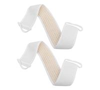Gogogmee 2 Pezzi Di Striscia Esfoliante Per Il Corpo in Iuta Vegetale Per Il Bagno Per La Schiena Accessorio Da Bagno 70x8x0 5 Cm