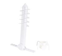 Gogogmee 2 Pezzi Fissaggio Ombrellone Spiaggia Ancora di Portatile in ABS Rinforzato Base Stabile per Ombrelloni da Spiaggia e Campeggio Antivento e Facile da Avvitare