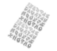 Gogogmee 2 Pezzi Fustelle in Metallo Lettere Maiuscole Alfabetiche per Scrapbooking e Biglietti Fai da Te Acciaio Carbonio per Goffratura Stencil Versatili per Decorazioni Natalizie e