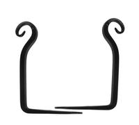 Gogogmee 2 Pezzi Ganci da Parete in per Appendere Lanterna e Vasi Supporti Resistenti per Piante e Decorazioni da ed Esterno Design Curvo Moderno e Durevole