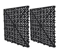 Gogogmee 2 Pezzi Griglia Per Pavimento Per Autolavaggio Piastrelle Per Pavimento Per Giunti Piastrelle Per Per Aree Umime Tappetini Modulari Tappetino Di Drenaggio Per