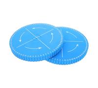 Gogogmee 2 Pezzi Kit per Tessitura Bracciali Kumihimo Disco Rotondo e Quadrato Rigido per Filo Elastico e Cordoncino Strumento Portatile per Braccialetti Fai da Te e Accessori