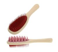 Gogogmee 2 Pezzi Manico Lungo La Spazzola Del Massaggio Del Cuoio Capelluto A Doppio Dente Con La Spazzola Per Lavaggio Per Lavatura Per in Silicone