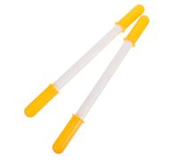 Gogogmee 2 pezzi Maniglie per Cavalluccio Dondolo per Impugnature Antiscivolo in Plastica Gialla da Ergonomiche e Resistenti Ricambi Facili da Installare per Giocattoli Cavallo