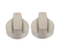 Gogogmee 2 Pezzi Manopole Ricambio per Piano Gas Manopole Metalliche per Controllo Bruciatore Facile da Installare Design Compatto e Leggero per Gas