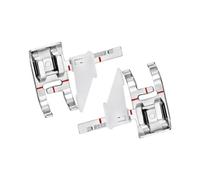 Gogogmee 2 Pezzi Piedino Regolabile per Macchina da Cucire Domestica Accessori Professionali per Cucito Materiale Resistente Antiruggine Compatibile con Macchine da Cucire Standard