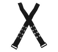 Gogogmee 2 Pezzi Ramponi da Ghiaccio Antiscivolo per Scarponi Invernali Tacchetti Resistenti per Neve e Ghiaccio Adatti Escursionismo e Sport Invernali Grip Antiscivolo Durevole e