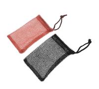 Gogogmee 2 pezzi Sacchetti Porta Saponetta in Nylon con Rete Schiumogena Portasapone Solido da Viaggio con Laccetto Appendibile Riutilizzabili e Facili da Pulire per Doccia e Uso