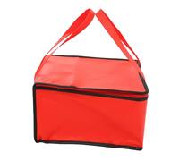 Gogogmee 2 pezzi Sacchetto Termico Isolante Rosso per Pranzo Picnic e Trasporto Alimenti Sacchetto Portavivande Resistente e Termico per Mantenere Caldo e Conservato