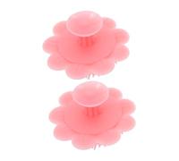 Gogogmee 2 Pezzi Scalp Silicone Brush Soft Cradle Cap Remover Gentle Hair Wash Massager For Newborns With Comfortable Handle Travel-friendly Bath Scrubber