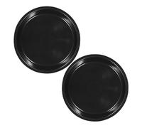 Gogogmee 2 Pezzi Sottovaso Rotondo per Piante in Plastica Durevole Vassoio Perdite per Fioriere e Bonsai Base Protettiva per ed Esterni Facile da Pulire e Spostare