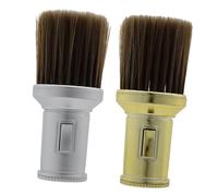 Gogogmee 2 pezzi Spazzola per Collo Barbiere Setole Morbide per Pulizia Capelli e Polvere Compatta e Portatile per Parrucchieri e Uso Professionale