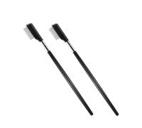 Gogogmee 2 Pezzi Spazzola per con Dritto e Aghi Acciaio Pettine Separatore per Extension Strumento per Estetiste e Personale