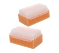 Gogogmee 2 pezzi Spazzole Sensoriali per Spugna Morbida Colorata Bagno Riutilizzabile per Stimolazione Sensoriale e Sviluppo Dita per Autismo e Attività Ludiche