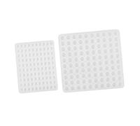 Gogogmee 2 Pezzi Stampo Silicone per Ceralacca con Cavità Modello Mini Artigianale e per Progetti Diy Antiadherente e Versatile per Resin Art e Decorazioni Personalizzate