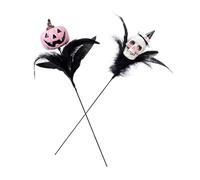 Gogogmee 2 Pezzi Steli Artificiali Gotici con Teschio e per Decorazioni Halloween Realistici e Leggeri per Casa Feste e Ambientazioni Haunted House