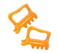 Gogogmee 2 Pezzi Strumento Muscolare Dual Push per Schiena e Collo Bastoncino Gua Sha Manuale per Rilascio Tensioni e Muscolare Portatile per Dolori e Stimolazione Meridianica
