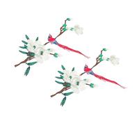 Gogogmee 2 Pezzi Toppe Ricamate Delicate per Patch da Cucire per Decorazioni Fai da Te per Personalizzare Vestiti con Design e Resistente